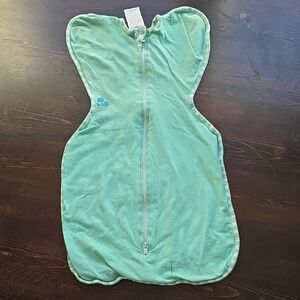 Love To Swaddle UP Summer Lite Mint Green Swaddle Bag Size Small 0-3 Months